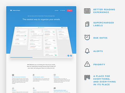 Mailstack landing page