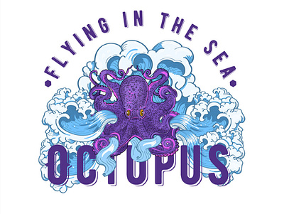 Octopus branding graphic design logo ui