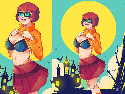 velma character redesign branding cartoon cgaracter cartoonart character characterdesign design graphic design illustration vector