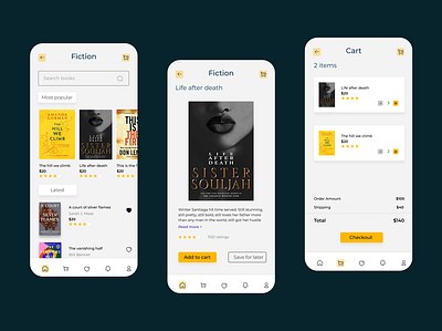 E commerce book app app book bookapp design mobile mobile design uidesign webdesign