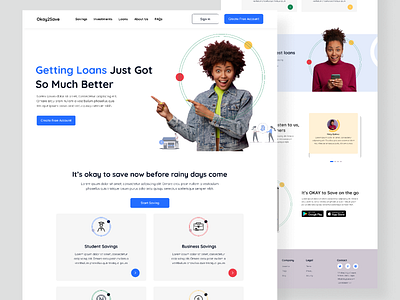 Okay2Save design ui uidesign ux webdesign website