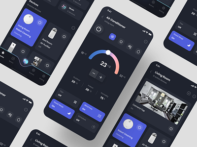 Smart Home App app home app mobile app smart home ui ux ui