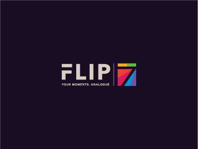 Flip 7 7 7logo brand branding flip7 logo logotype mark