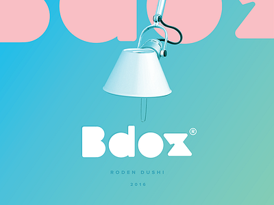 Bdoz bdoz bold brand branding calligraphy font lettering logo mark poster