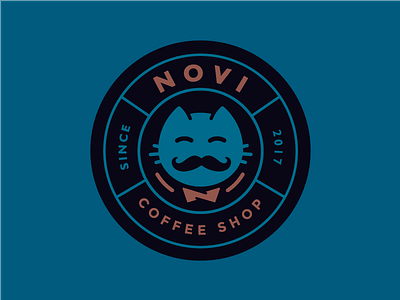 Novi, coffee shop Logo