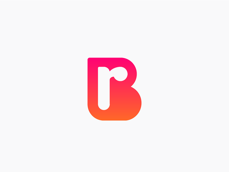 BR monogram logo by Roden Dushi on Dribbble