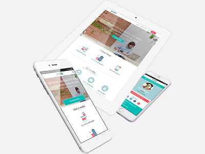 Responsive Design case study composition homepage ipad layout mobile mockup page profile social ui ux