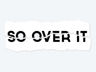 so over it! logo