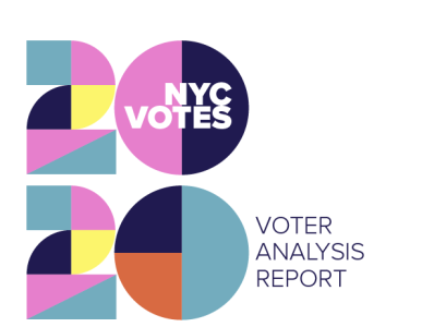 NYC Votes Annual Report 2020–2021 branding campaign design illustration nyc print typography