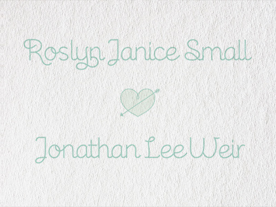 Wedding Invitation Concept 3 invitation print typography wedding