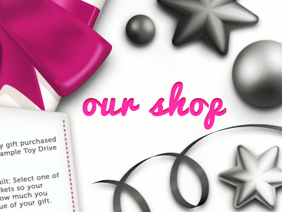 Holiday Campaign charity christmas gift holiday shop web