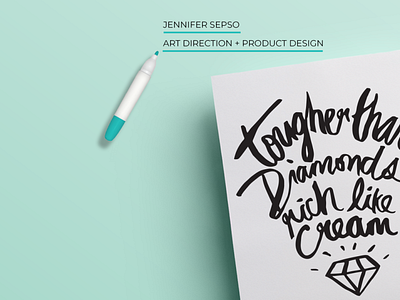 an old thing design handlettering header splash website