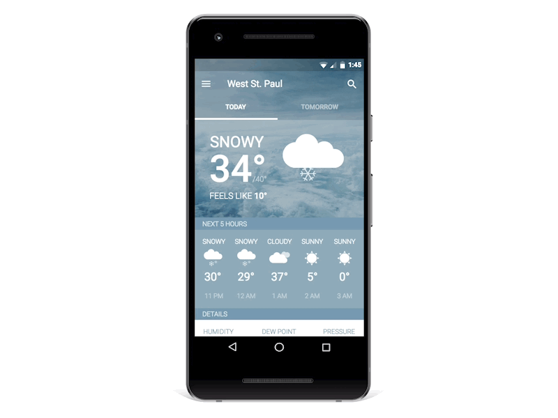 Weather App Concept