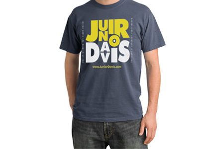 JDA Text Logo T-Shirt screenprinting typography yellow