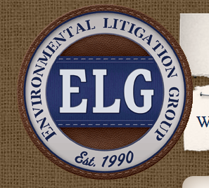 ELG Logo blue brand brown logo
