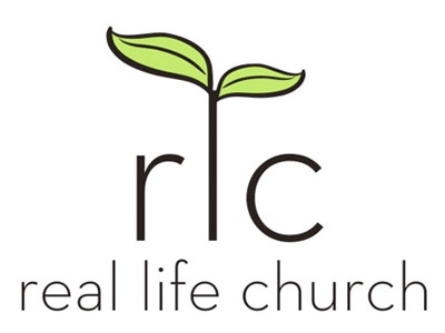 Real Life Church brand church green logo