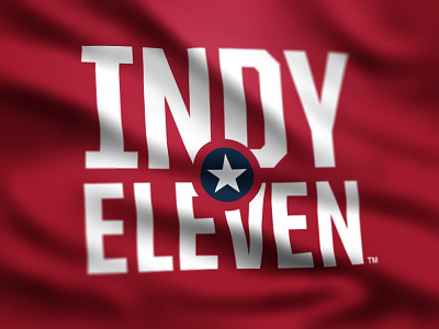 Indy Eleven Wordmark indianapolis nasl soccer sports design