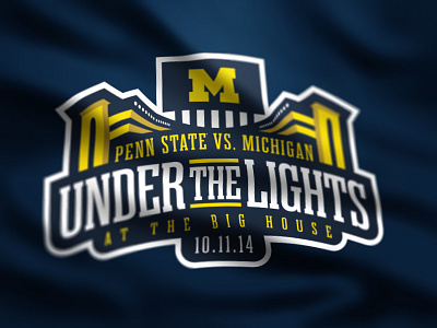 2014 Under The Lights football michigan sports design