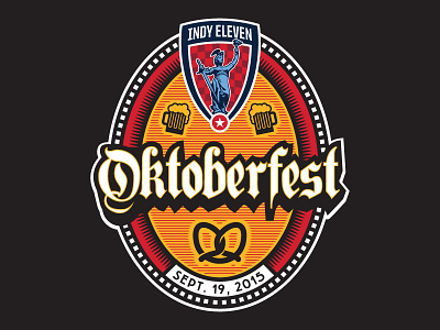 Oktoberfest Event Logo beer craft beer indianapolis indy eleven nasl soccer