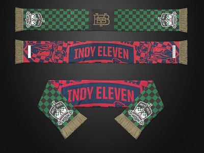 Indy Eleven Gold Member Scarf