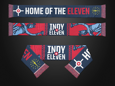 Indy Eleven Lady Victory Scarf indianapolis indy eleven nasl scarf soccer