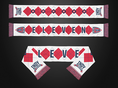 Indy Forever Scarf Design indianapolis indy eleven nasl scarf soccer