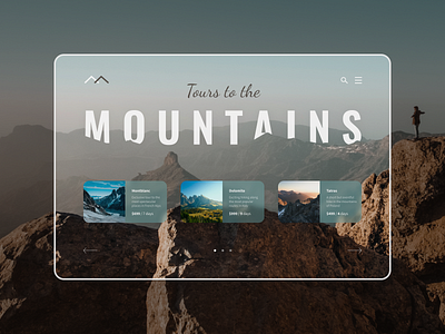 Mountains design figma figmadesign graphic mountains web web design