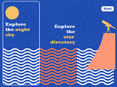 Astronomy App- minimal concept