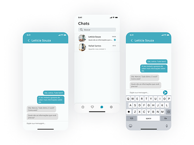 iMoove Chat - House Rental App app chat design house mobile rent rental ui