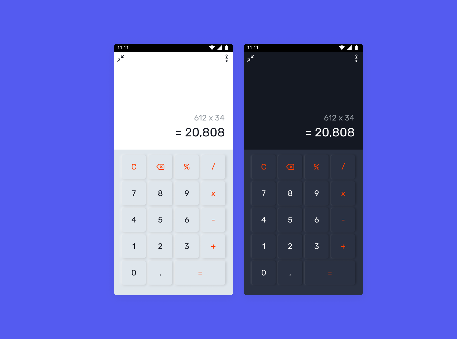 Calculator by Kris Pimentel on Dribbble
