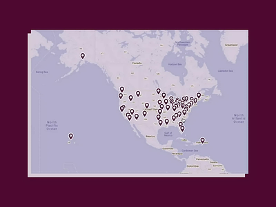 National Hemophilia Foundation - Location Map branding imagex imagex media national hemophilia foundation nhf typography ui design