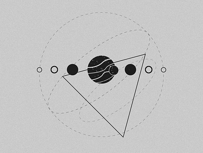 Interstellar adobe illustrator design flat minimal minimalism minimalist minimalistic vector