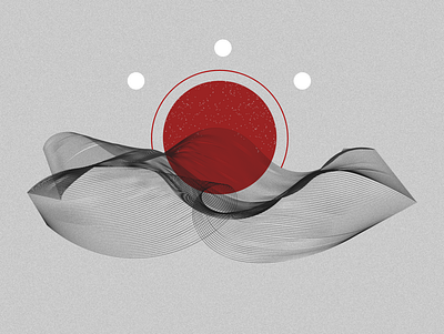 Hinomaru adobe illustrator design flat flower minimal minimalism minimalist minimalistic vector