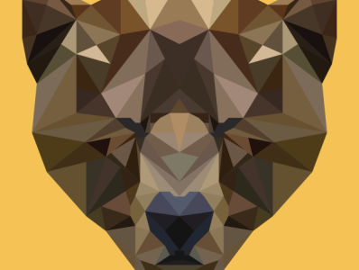 Very Angular Bear adobe illustrator design minimal minimalism vector