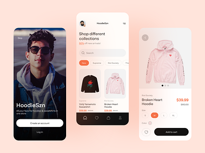 HoodieSzn - Shopping Mobile App