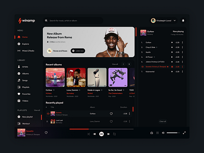 Music player - Desktop App