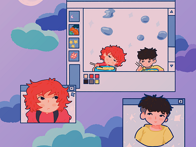 Ponyo Fanart design illustration