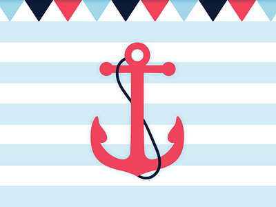 Nautical Anchor anchor illustration illustrator nautical sea vector