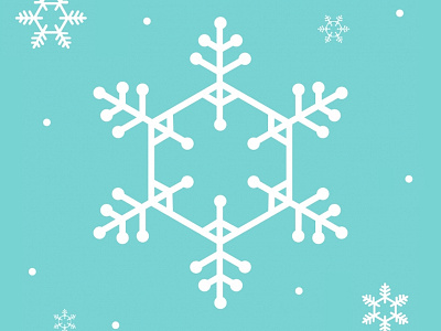 Snowflake blue christmas illustration illustrator shape shape christmas snowflake white