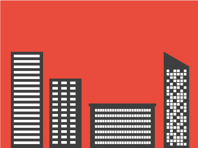 Building Icons architecture building icon illustration simple skyline vector
