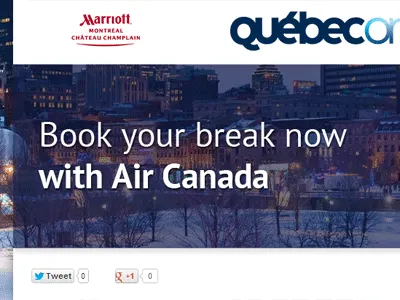 Tourism Quebec Header header quebec shadow tourism web website