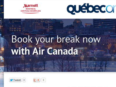 Tourism Quebec Header