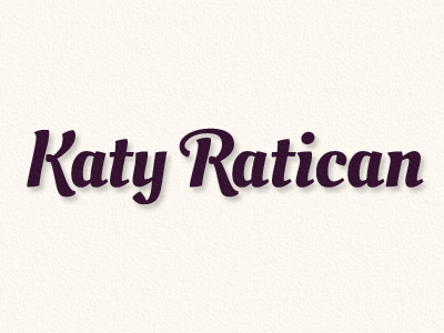 Katy Ratican color colour katy logo purple ratican texture type typeography typography