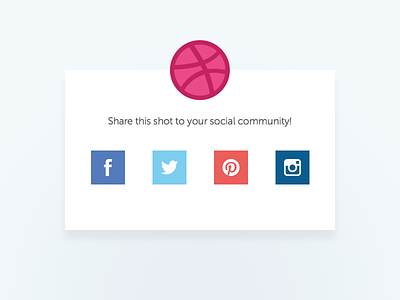 20 Days Sketch UI Contest #day010 - Social Share Modal dailyui design flat modal share share button sharing modal sketch social social app social icons social media social network social share ui ux
