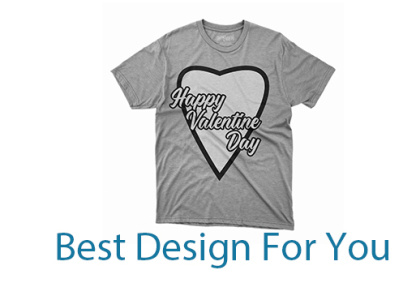 Design Happy New Year and valentine T-Shirt Design