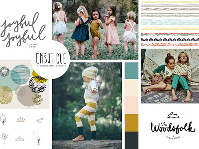 Moodboard — Bohemian Kids Clothing Store