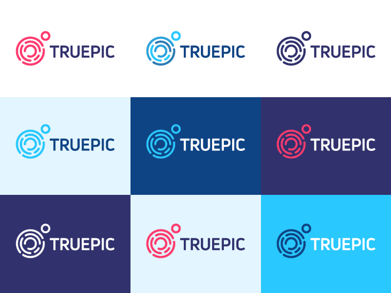 Choosing Colors security certify authentic fingerprint logo mark identity design brand identity logo