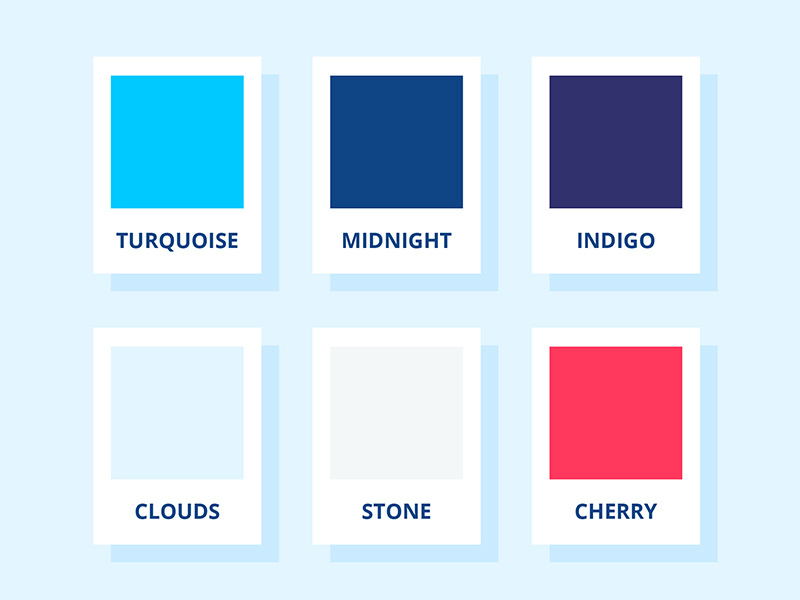 Color Palette modern brand guidelines tech security style guide brand palette color