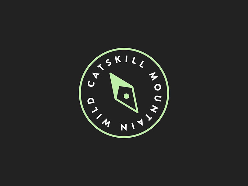 Logo for Outdoor Hiking Guide hiking outdoors identity design brand identity logo