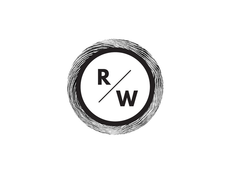 Richwood Secondary Logo furniture wood woodworking identity system secondary logo submark logo identity brand